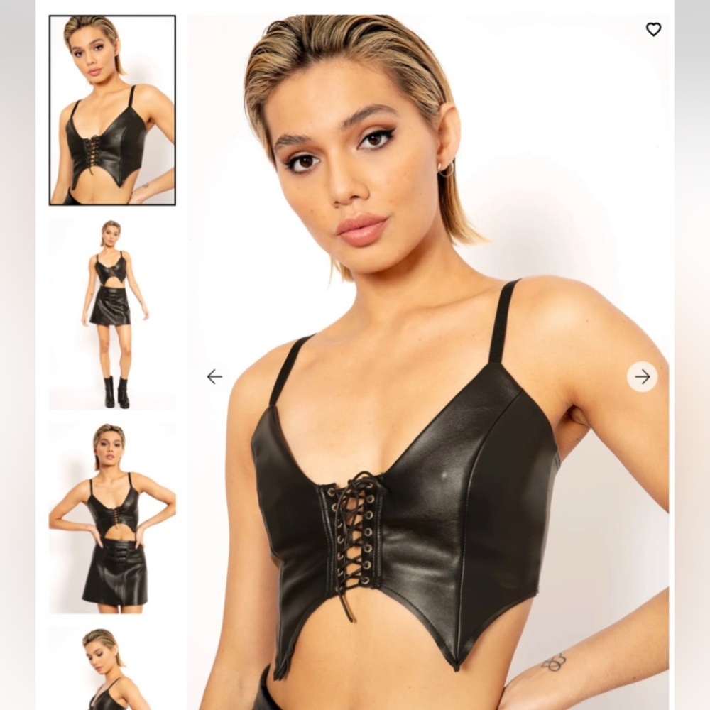BlackMilk Creature of the Night Crop Corset